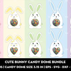cute bunny candy dome bundle