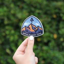 appalachian trail sticker waterproof vinyl sticker, uv resistant decal