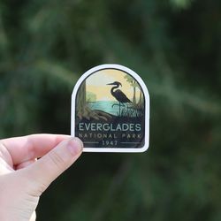 everglades national park sticker, waterproof vinyl sticker, uv resistant decal