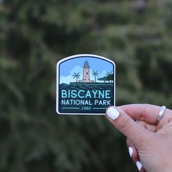 biscayne national park sticker, waterproof vinyl sticker, uv resistant decal