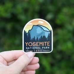 yosemite national park sticker waterproof vinyl sticker, uv resistant decal