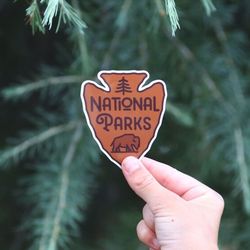 national parks sticker  waterproof vinyl sticker, uv resistant decal