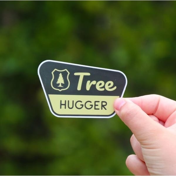 Hugge Sticker Tree Hugger Sticker Waterproof Vinyl Sticker, UV resistant D - Inspire ...