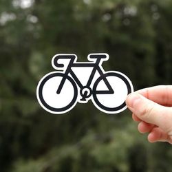 road bike sticker | just a bicycle decal | for your water bottles or car window