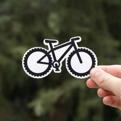 mountain bike sticker | just a bicycle decal | for your water bottles or car window
