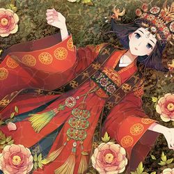 modern digital pattern pdf / anime - 017 / cross stitch pattern