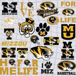 Missouri Tigers svg, Missouri Tigers Baseball Teams Bundle Svg, Missouri Tigers NCAA Teams svg, png, dxf