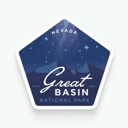 great basin national park vinyl sticker