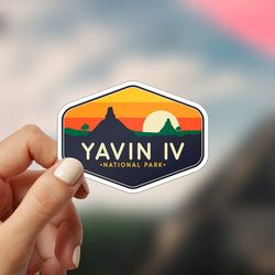 star wars galaxy stickers, star wars yavin iv stickers, star wars planet stickers
