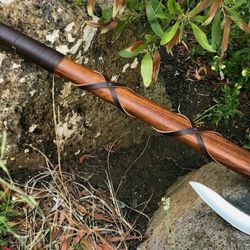 great dane axe, long axe, custom smith forged axe, carbon steel viking war axe with rose wood shaft, medieval birthday /