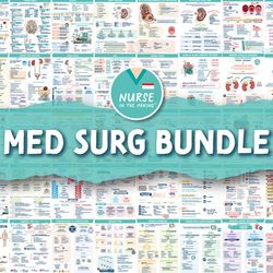 Med Surg Bundle | 85 Pages | Nursing Notes | Digital Download