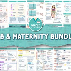OB & Maternity Bundle | 22 pages | Digital Download