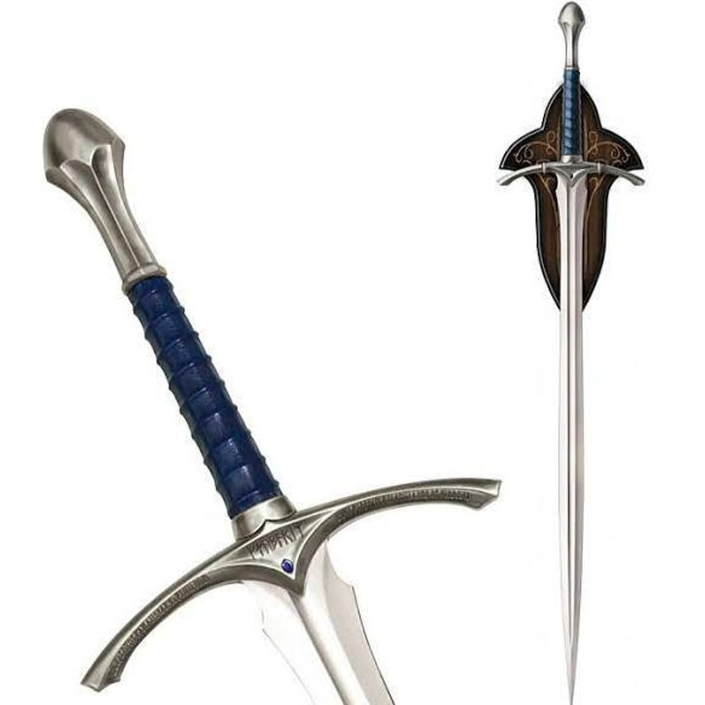 Monogram Sword, Sword of Glamdring the Elvenking Long Sword, Wall Mount Decor, Battle Ready Sword, Fantasy Swords,Handmade Engraved Costume (4).jpg