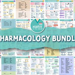Pharmacology Bundle | 31 pages | Digital Download