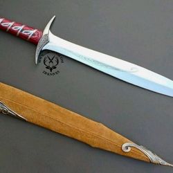 short steel sword with scabbard, wall mount decor, battle ready sting sword, fantasy costume steel sword,