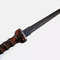 Damascus Steel Gladiator Sword with Leather Sheath, Japanese Samurai Sword Gift, Hand Forged Roman Sword, Damascus Steel Blade, Combat Sword (4).jpg