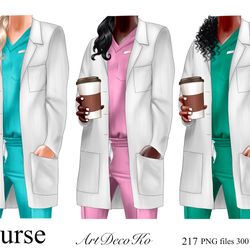 Nurse Clipart, Doctor clipart.