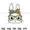 21 Cute bunny with leopard bandana and glasses.png