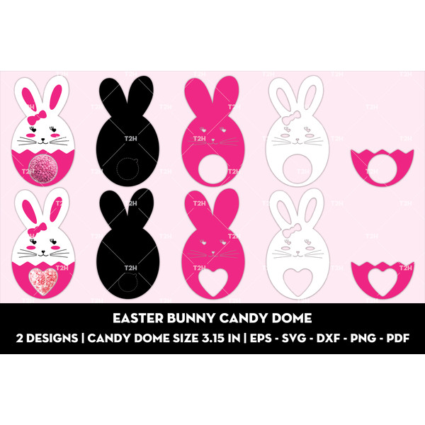 Easter bunny candy dome cover 1.jpg