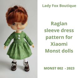 Dress pattern for Xiaomi Monst dolls