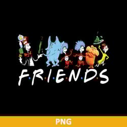 dr seuss friend png, cat in the hat png, dr suess character png digital file