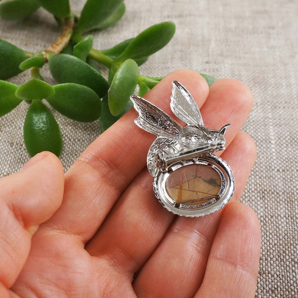 silver-bee-brooch-pin-insect-jewelry