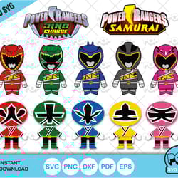 chibi naruto clipart set, naruto svg cut files for cricut / silhouette, svg, png, dxf, instant download