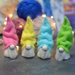 Rainbow gnomes/Tomte nisse gnome/Gnome figurines/Gnome ornament/Rae dunn gnomes