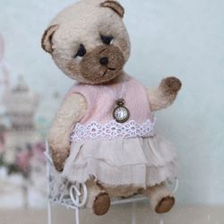 Teddy bear 17 cm, free shipping