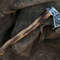 Hand Forged Viking Battle Axe, Viking Compass (5).jpg