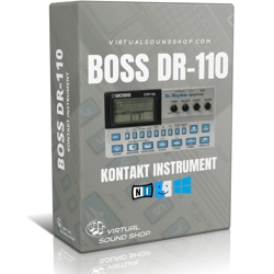 Boss DR-110 Kontakt Library - Virtual Instrument NKI Software