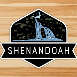shenandoah national park emblem vinyl sticker