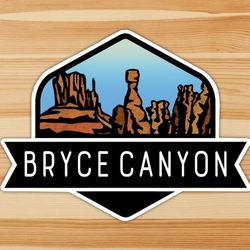 bryce canyon national park emblem vinyl sticker