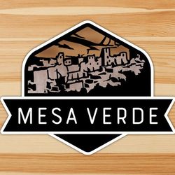 mesa verde national park emblem vinyl sticker
