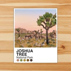 joshua tree palette vinyl sticker
