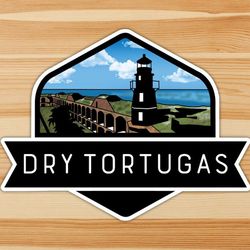 dry tortugas national park emblem vinyl sticker