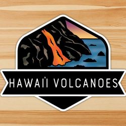 hawaii volcanoes national park emblem vinyl sticker