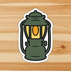 lantern vinyl sticker
