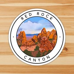 red rock canyon vinyl sticker