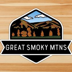 great smoky mountains national park emblem vinyl sticker