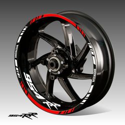 HONDA  CBR 954 RR rim decal wheel motorcycle Honda cbr954rr  fi stickers stripes wheel decals for Honda cbr954rr