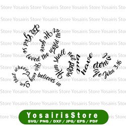 love svg, john 3 16, for god so loved the world, christian, jesus, john 3:16, church, svg png dxf eps ai formats
