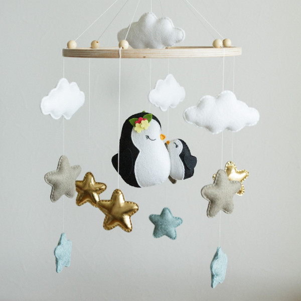 Penguin 2024 baby mobile