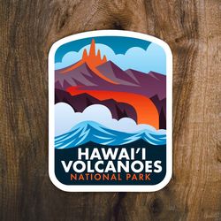 hawaii volcanoes national park sticker