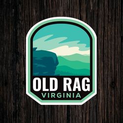 old rag virginia shenandoah blue ridge sticker