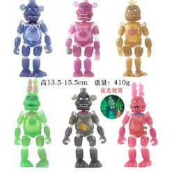 6pcs SET FNAF Five Nights At Freddy's Action Figure Gift Toy Phosphoric 6'' ITEM ON THIS LISTING WE SEND TO CANADA ONLY