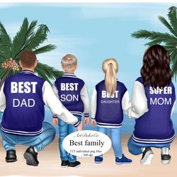 Family clipart, Family outfit, Best Family