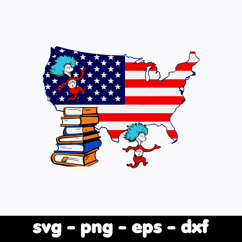 Dr Seuss Svg Bundle, Funny Dr Seuss Quote Svg, Dr Seuss Svg, Thing Svg, Cute Cat Svg, Teacher Svg, Svg File For Cricut DR175.jpg