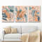 Three abstract prints in beige tones can be downloaded