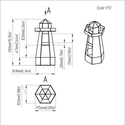 Project 350. Stained glass printable pattern. Brillant3d